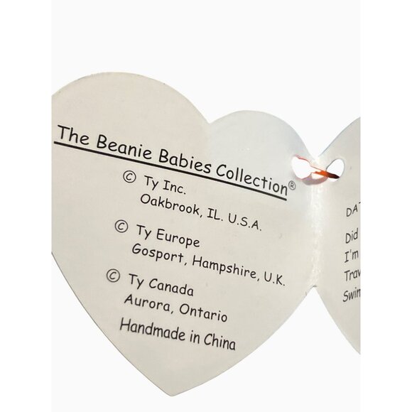 Ty Beanie Baby Lips Fish Plush Toy - Picture 8 of 12